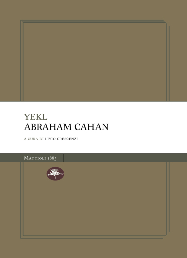 Portada del libro «YEKL», de Abraham Cahan