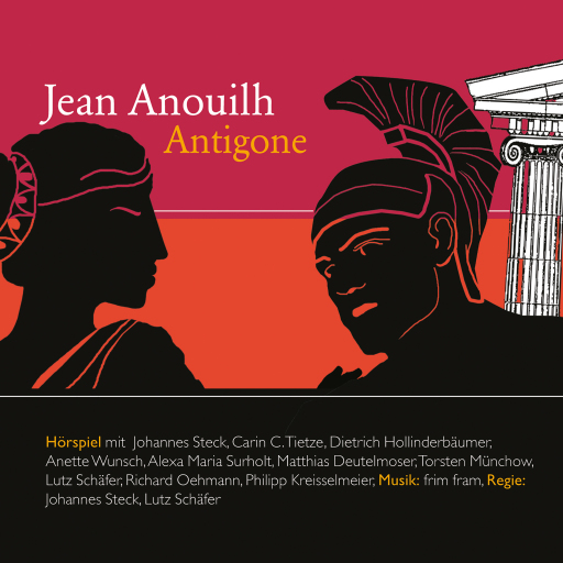 Portada del audiolibro «Antigone», de Jean Anouilh