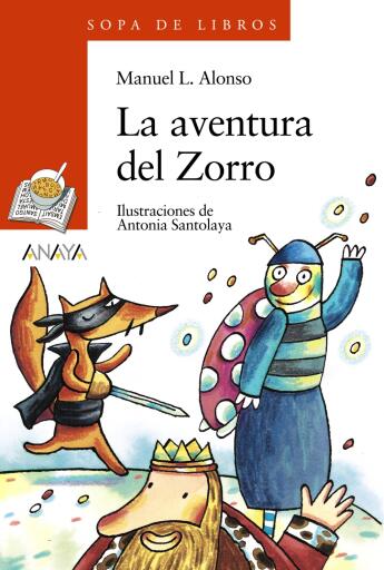 Portada del libro «La aventura del Zorro», de Manuel L. Alonso