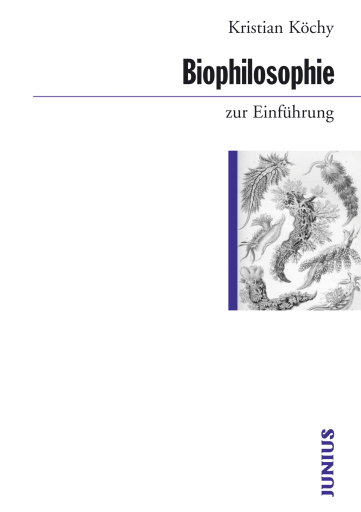 Portada del libro «Biophilosophie zur Einführung», de Kristian Köchy