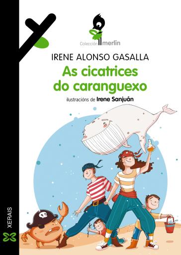 Portada del libro «As cicatrices do caranguexo», de Irene Alonso Gasalla