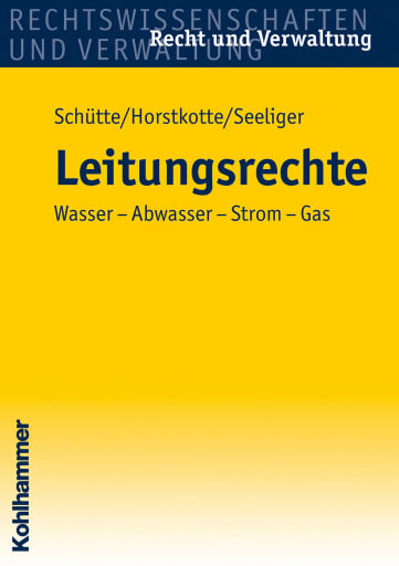 Portada del libro «Leitungsrechte», de Per Seeliger, Dieter B. Schütte