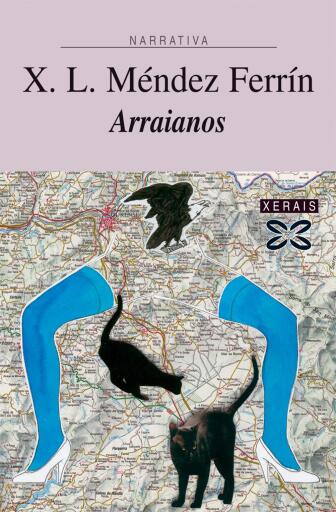Portada del libro «Arraianos», de X. L. Méndez Ferrín