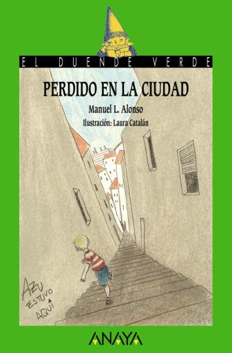 Portada del libro «Perdido en la ciudad», de Manuel L. Alonso