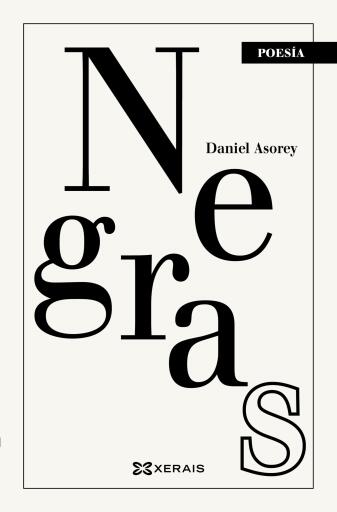 Portada del libro «Negras», de Daniel Asorey