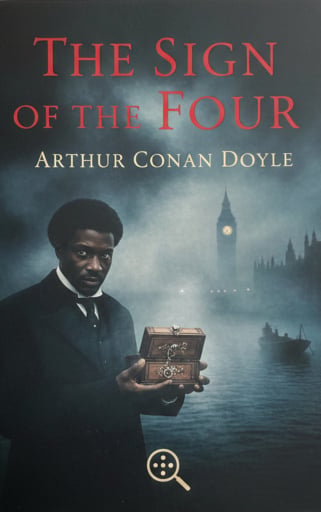 Portada del libro «The Sign of the Four», de Arthur Conan Doyle