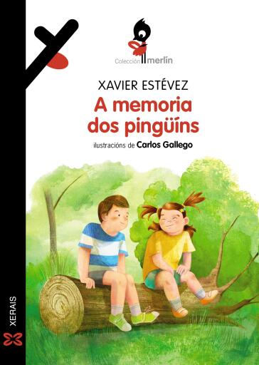 Portada del libro «A memoria dos pingüíns», de Xavier Estévez