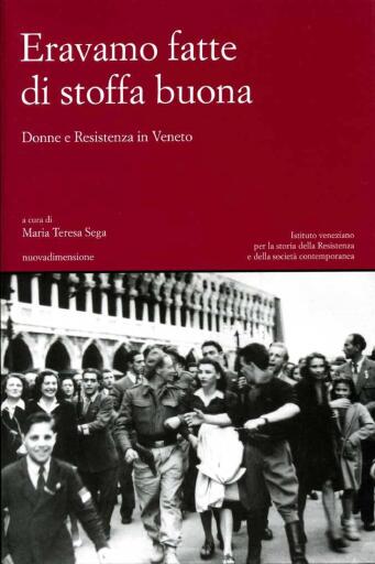 Portada del libro «Eravamo fatte di stoffa buona»