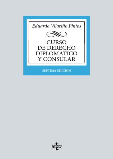Portada del libro «Curso de Derecho Diplomático y Consular», de Eduardo Vilariño Pintos