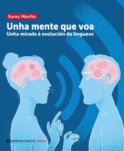 Portada del libro «Unha mente que voa», de Xurxo Mariño