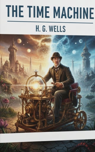Portada del libro «The Time Machine», de H. G. Wells