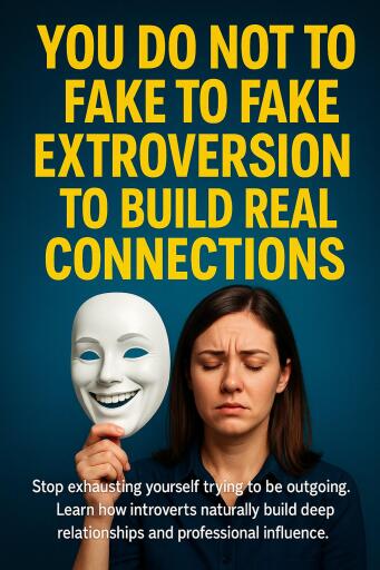 You Do Not Have to Fake Extroversion to Build Real Connections
