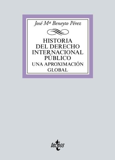 Portada del libro «Historia del Derecho Internacional Público», de José Mª Beneyto Pérez