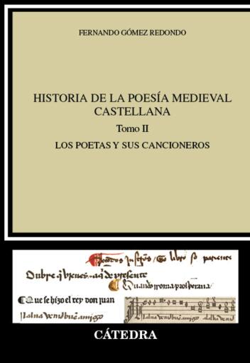 Historia de la poesía medieval castellana  II