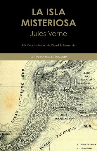 Portada del libro «La isla misteriosa», de Jules Verne
