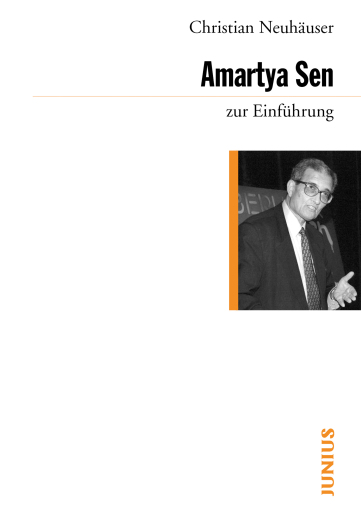 Portada del libro «Amartya Sen zur Einführung», de Christian Neuhäuser