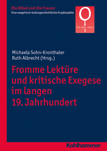 Portada del libro «Fromme Lektüre und kritische Exegese im langen 19. Jahrhundert»