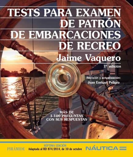 Tests para examen de patrón de embarcaciones de recreo