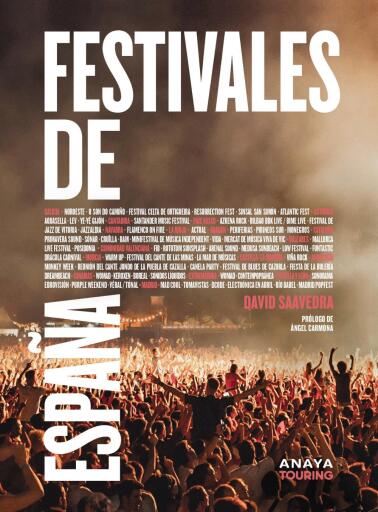Portada del libro «Festivales de España», de David Saavedra Vázquez