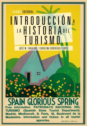 Portada del libro «Introducción a la historia del turismo», de José M. Faraldo, Carolina Rodríguez-López