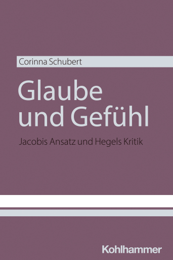 Portada del libro «Glaube und Gefühl»