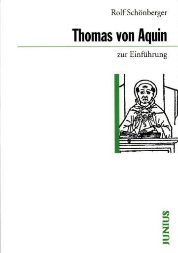 Portada del libro «Thomas von Aquin zur Einführung», de Rolf Schönberger
