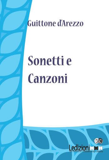 Portada del libro «Sonetti e Canzoni», de Guittone d'Arezzo