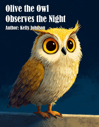 Portada del libro «Olive the Owl Observes the Night», de Kelly Johnson