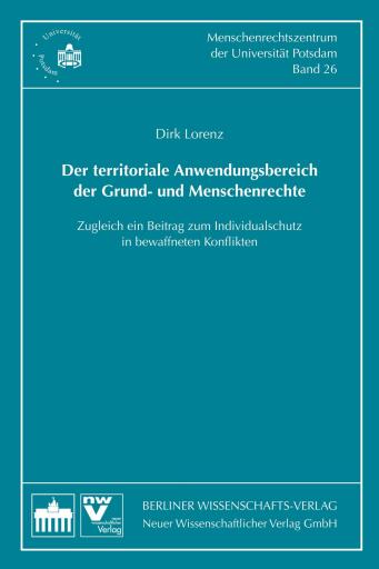 Portada del libro «Der territoriale Anwendungsbereich der Grund- und Menschenrechte», de Dirk Lorenz