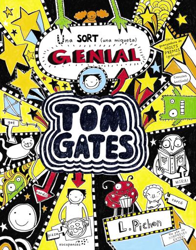 Portada del libro «Tom Gates: Una sort (una miqueta) genial», de Liz Pichon
