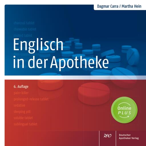 Portada del libro «Englisch in der Apotheke», de Dagmar Carra, Martha Hein