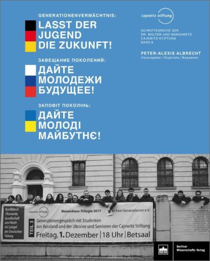 Portada del libro «Generationenvermächtnis: Lasst der Jugend die Zukunft!»