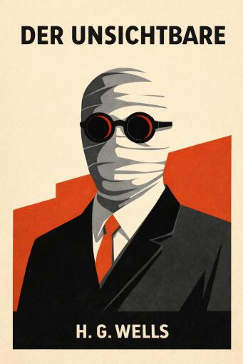 Portada del libro «Der Unsichtbare», de H. G. Wells