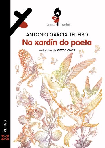Portada del libro «No xardín do poeta», de Antonio García Teijeiro