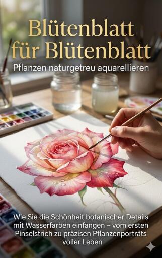 Blütenblatt für Blütenblatt: Pflanzen naturgetreu aquarellieren