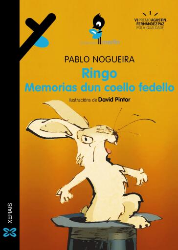 Portada del libro «Ringo. Memorias dun coello fedello», de Pablo Nogueira