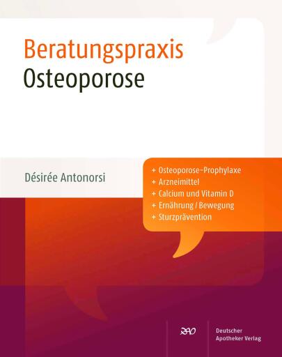 Portada del libro «Osteoporose», de Desiree Antonorsi