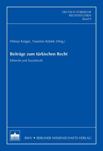 Portada del libro «Beiträge zum türkischen Recht»