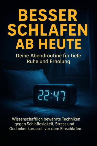 Besser schlafen ab heute: Deine Abendroutine für tiefe Ruhe und Erholung