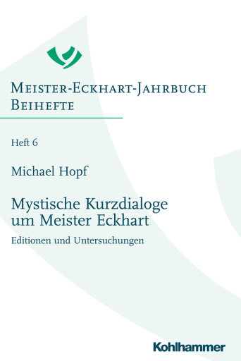 Portada del libro «Mystische Kurzdialoge um Meister Eckhart», de Michael Hopf