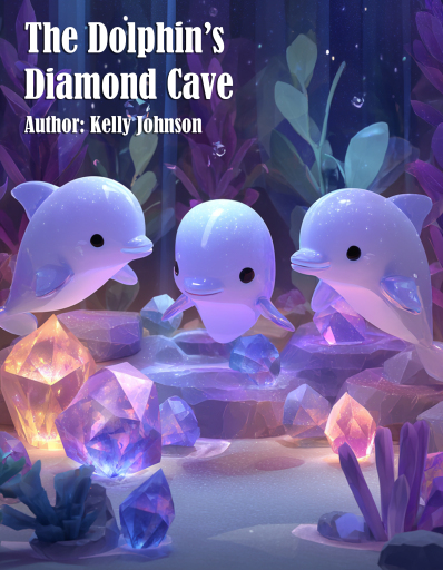 Portada del libro «The Dolphin's Diamond Cave», de Kelly Johnson