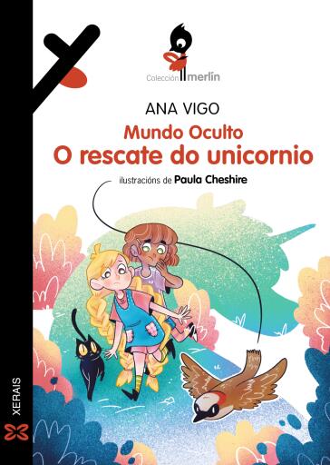 Portada del libro «O rescate do unicornio», de Ana Vigo