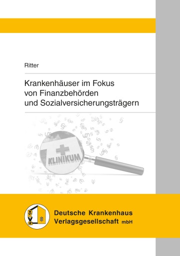 Portada del libro «Krankenhäuser im Fokus von Finanzbehörden und Sozialversicherungsträgern», de Gabriele Ritter