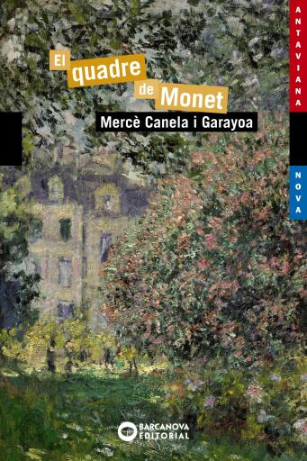 Portada del libro «El quadre de Monet», de Mercè Canela
