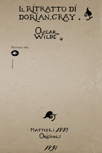 Portada del libro «Il ritratto di Dorian Gray», de Oscar Wilde
