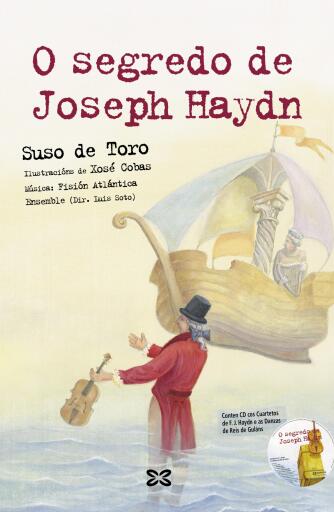 Portada del libro «O segredo de Joseph Haydn», de Suso De Toro