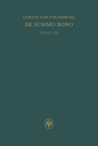 De summo bono. Liber VI, Tractatus 4,1–15
