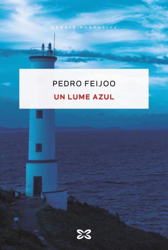Portada del libro «Un lume azul», de Pedro Feijoo