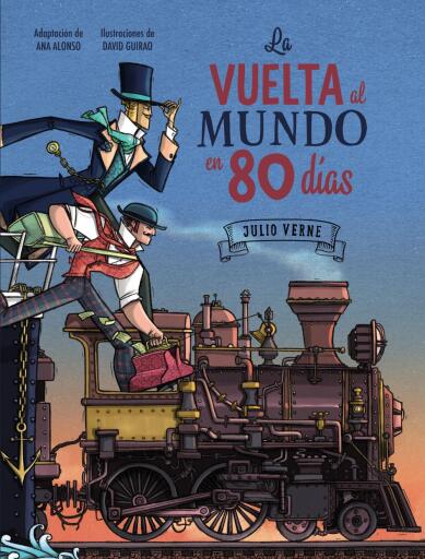 Portada del libro «La vuelta al mundo en 80 días», de Jules Verne