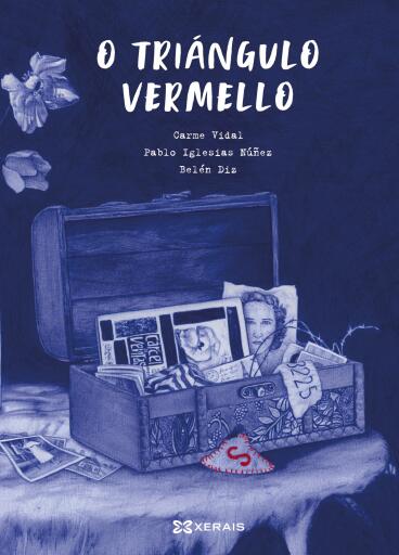 Portada del libro «O triángulo vermello», de Carme Vidal, Pablo Iglesias Núñez